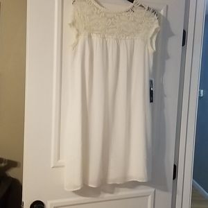NWT Small Short white dress